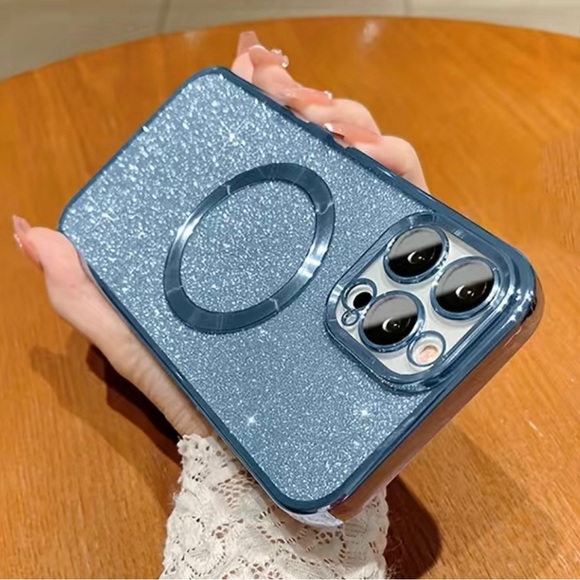 🆕 Luxury Glitter Bling Case For IPhone 13 Pro Max   with  Camera Protector - Picture 1 of 7